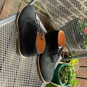 Clarks | Shoes | Clarks Atticus Limit Black Nubuck Chukka 